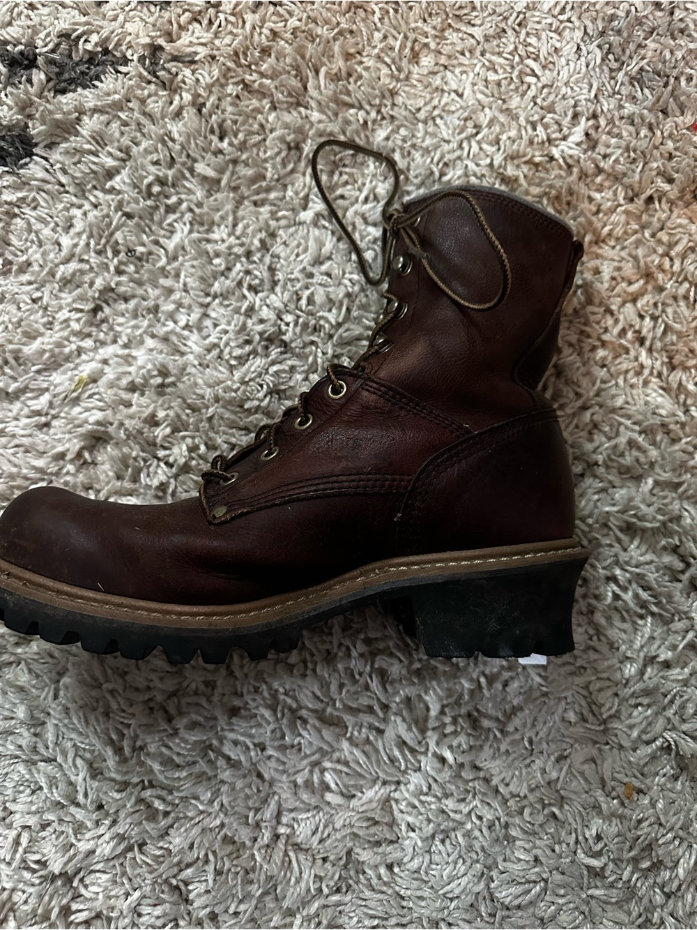 Carolina logger  work boot. Men’s size 8.5